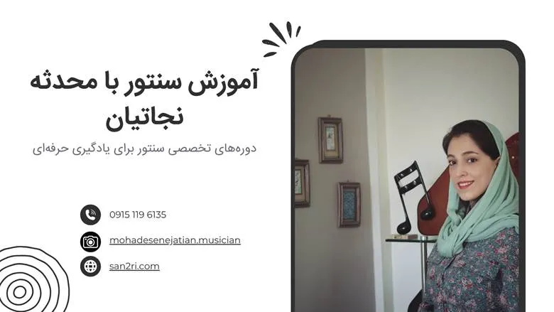 انواع روش‌های آموزش سنتور در مشهد